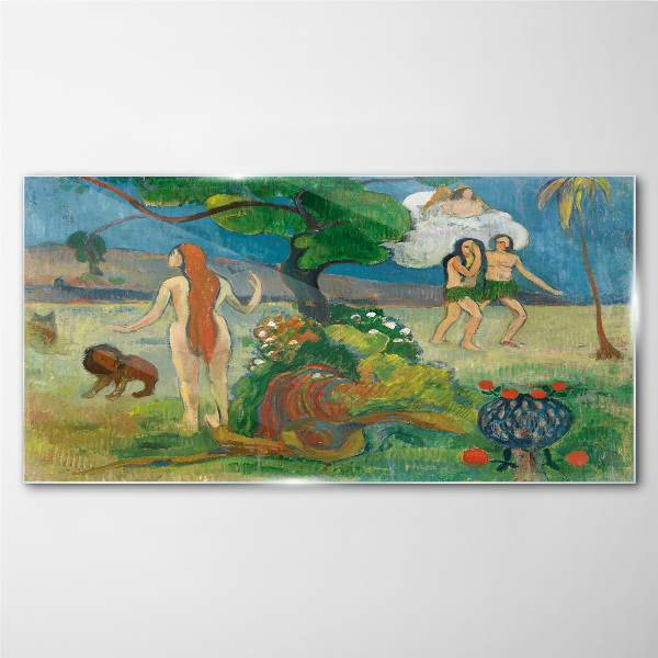 Tablou sticla Le Paradis Perdu Gauguin