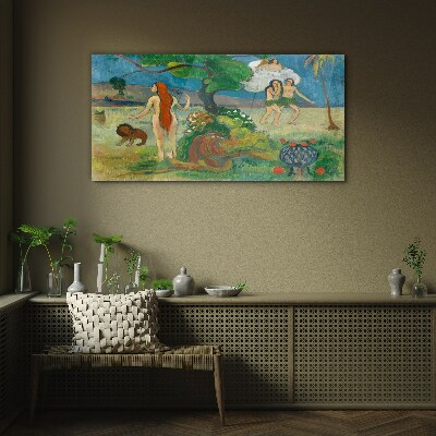 Tablou sticla Le Paradis Perdu Gauguin