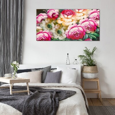 Tablou sticla Înflorirea florilor