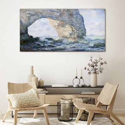 Tablou sticla Manneporte Monet