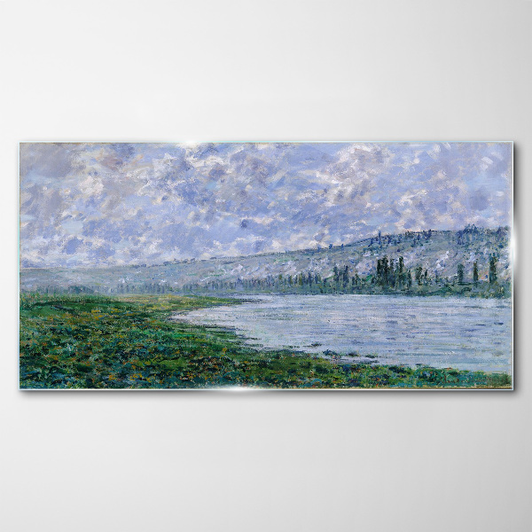 Tablou sticla Sena la Vétheuil Monet
