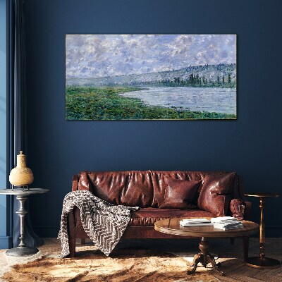 Tablou sticla Sena la Vétheuil Monet
