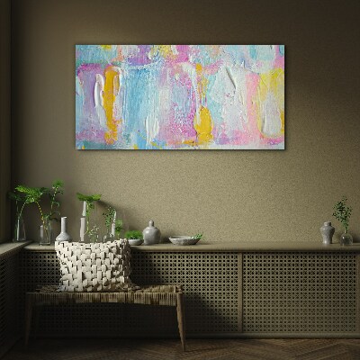 Tablou sticla Emoții pastelate în abstractizare