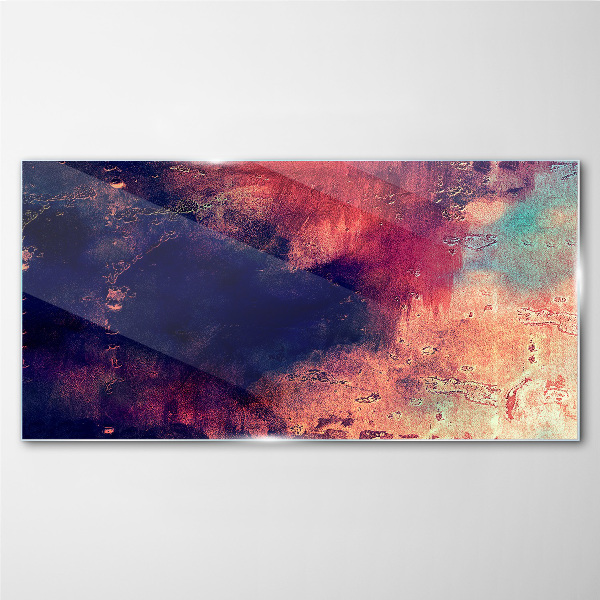 Tablou sticla Peisaj abstract de culori