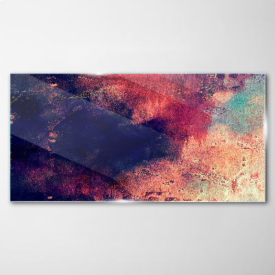 Tablou sticla Peisaj abstract de culori