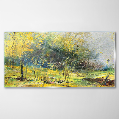 Tablou sticla Toamnă de aur în parc