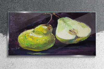 Tablou sticla Pictura pere de fructe