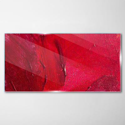 Tablou sticla Roșu abstract intens