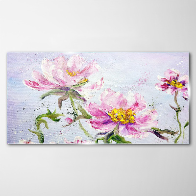 Tablou sticla Vise florale în tonuri pastelate