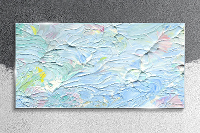 Tablou sticla Valuri pastelate de emoții