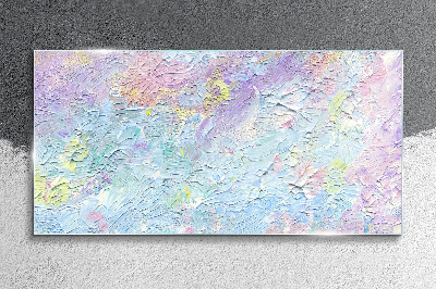 Tablou pe sticla Peisaj pastel al emoțiilor