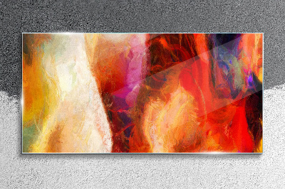 Tablou sticla Culori intense de abstractizare
