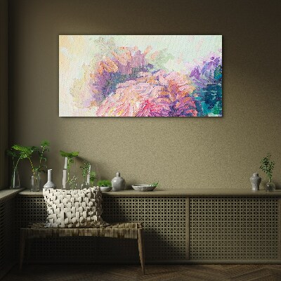 Tablou sticla Vise florale în tonuri pastelate