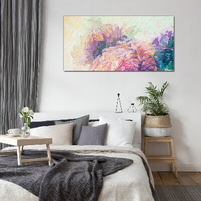 Tablou sticla Vise florale în tonuri pastelate