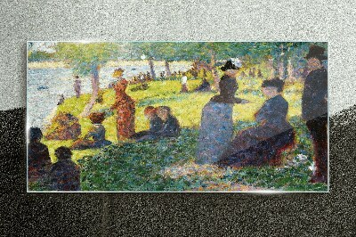 Tablou sticla La Grande Jatte Seurat