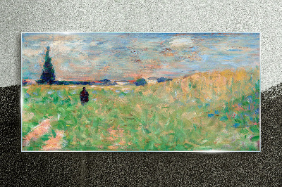 Tablou sticla Peisaj de vară Seurat