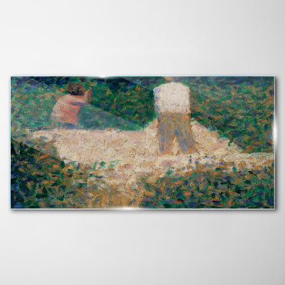 Tablou sticla Două Stonebreakers Seurat