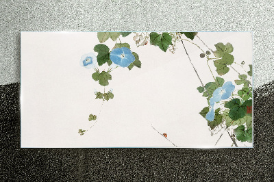 Tablou sticla Motiv floral in nuante delicate