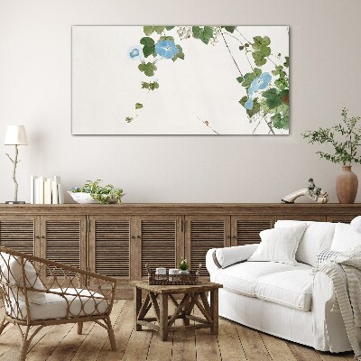 Tablou sticla Motiv floral in nuante delicate
