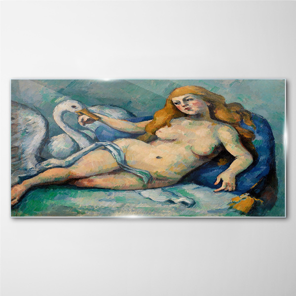 Tablou din sticla Leda și Swan Paul Cézanne