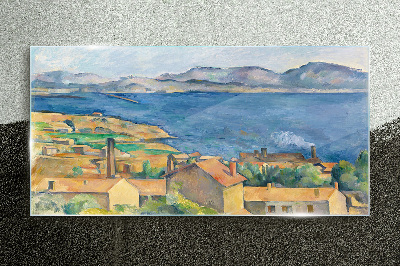 Tablou sticla Vedere la mare