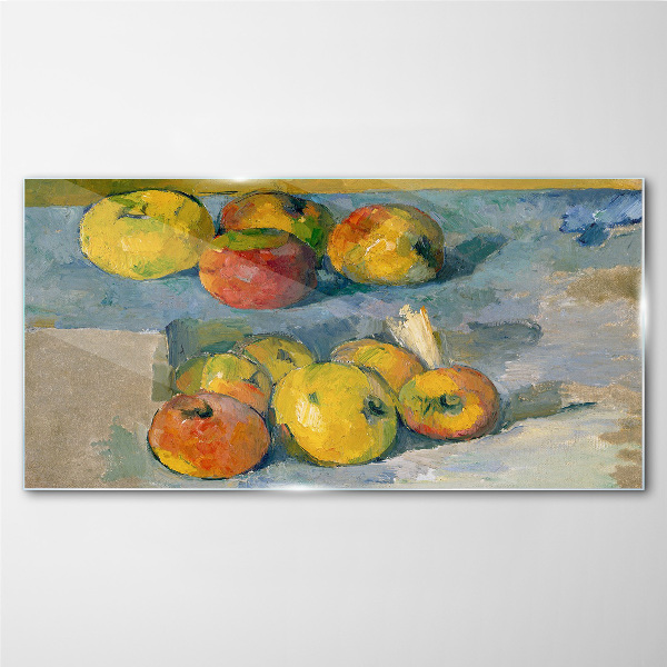 Tablou sticla Apple Paul Cézanne