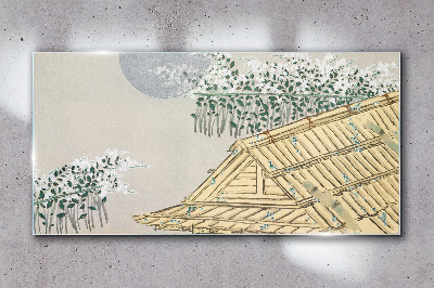 Tablou sticla Pace în peisajul japonez
