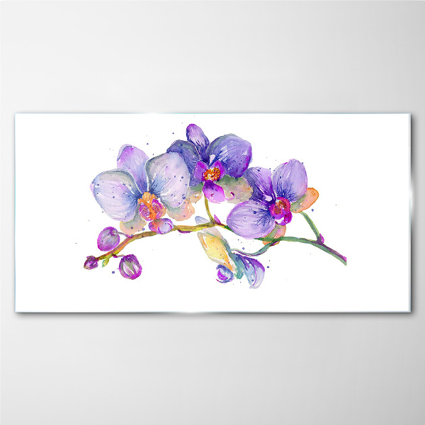 Tablou sticla Frumusețea florală a orhideelor