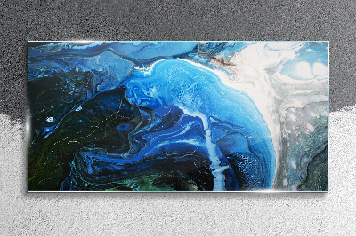 Tablou sticla Vârtejuri oceanice