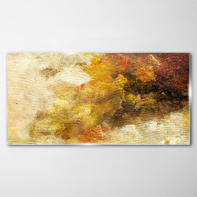 Tablou sticla Reflecții aurii în abstracție
