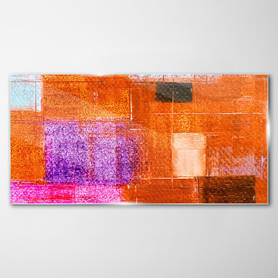 Tablou sticla Abstracții colorate în nuanțe calde