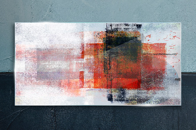 Tablou sticla Compoziție abstractă de culori