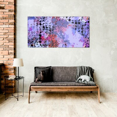Tablou sticla Peisaj abstract cu accent japonez