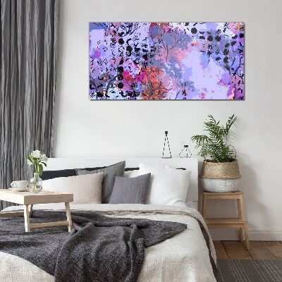 Tablou sticla Peisaj abstract cu accent japonez