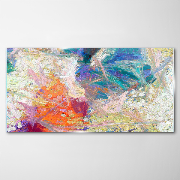 Tablou sticla Abstracție colorată în mișcare