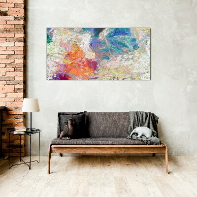 Tablou sticla Abstracție colorată în mișcare
