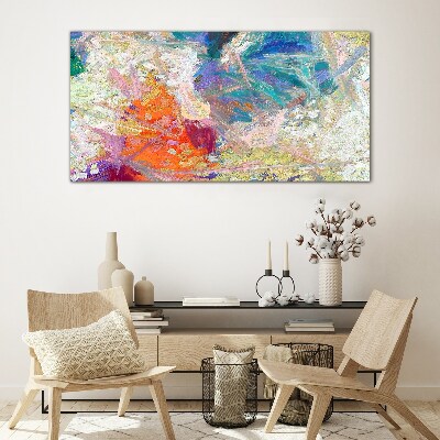 Tablou sticla Abstracție colorată în mișcare