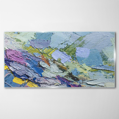 Tablou sticla Mozaic abstract de culori