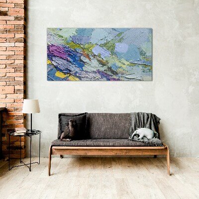 Tablou sticla Mozaic abstract de culori