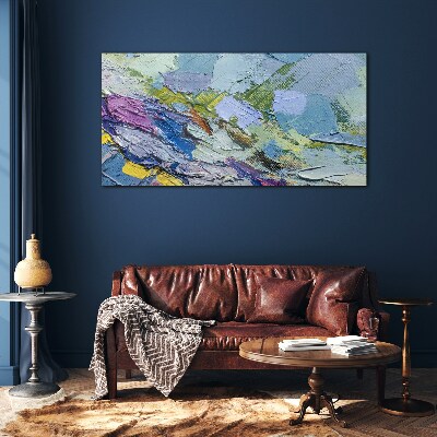 Tablou sticla Mozaic abstract de culori