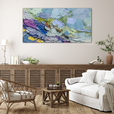 Tablou sticla Mozaic abstract de culori