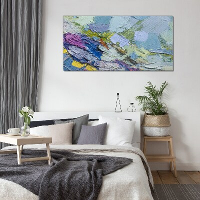 Tablou sticla Mozaic abstract de culori