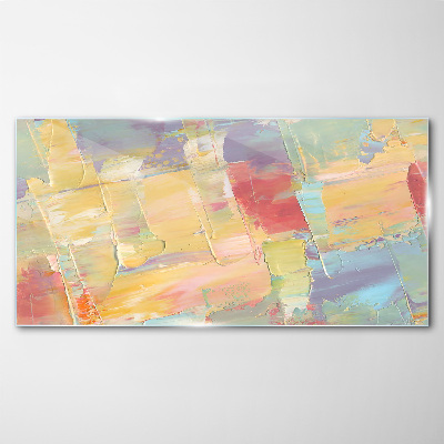 Tablou sticla Abstracții pastelate în mișcare