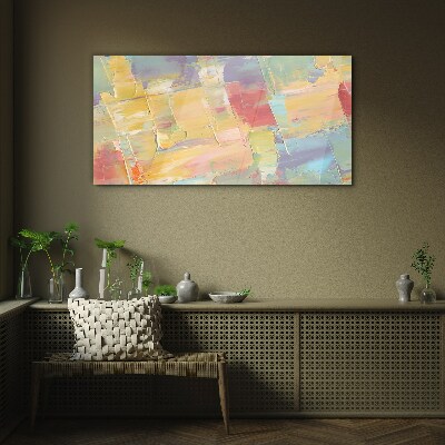 Tablou sticla Abstracții pastelate în mișcare