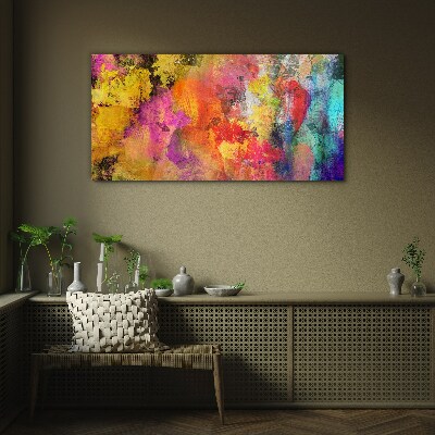 Tablou din sticla Haos colorat de abstractizare