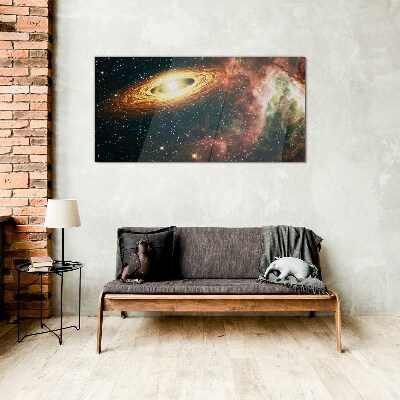 Tablou sticla Vortex galactic cosmic