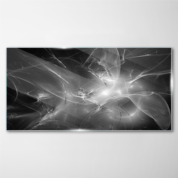 Tablou sticla Abstracții futuriste în monocrom