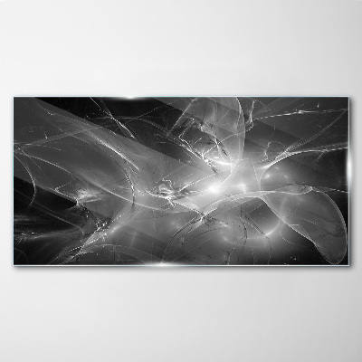 Tablou sticla Abstracții futuriste în monocrom
