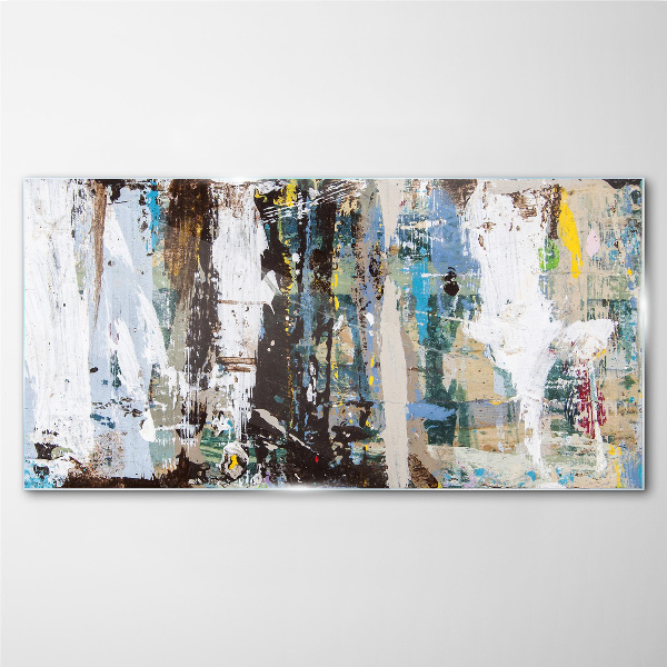 Tablou sticla Mozaic abstract de culori
