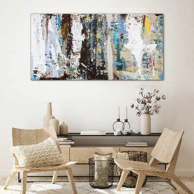 Tablou sticla Mozaic abstract de culori